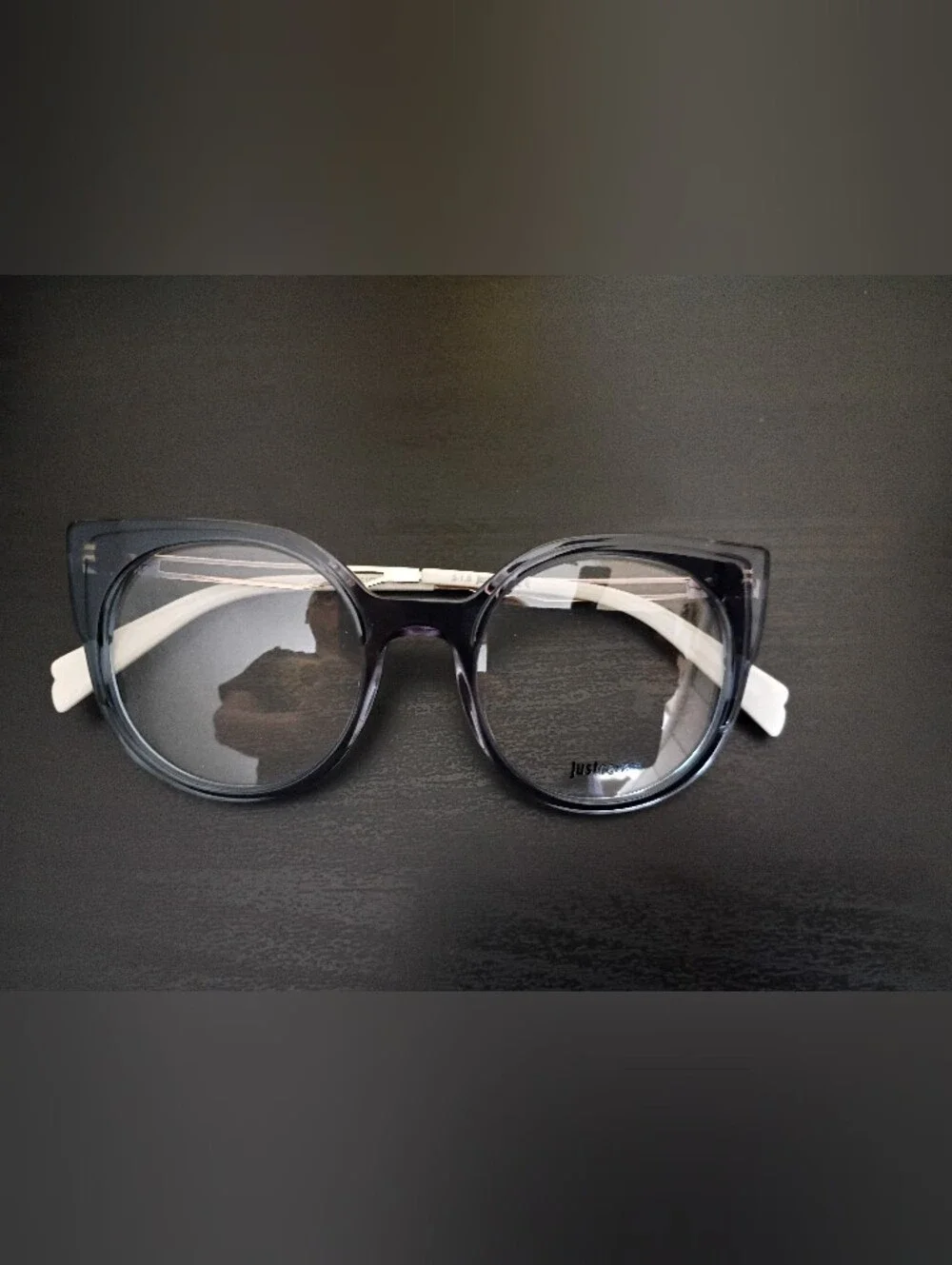 Blue Just Cavalli Eyeglass Frame with Demo Lenses